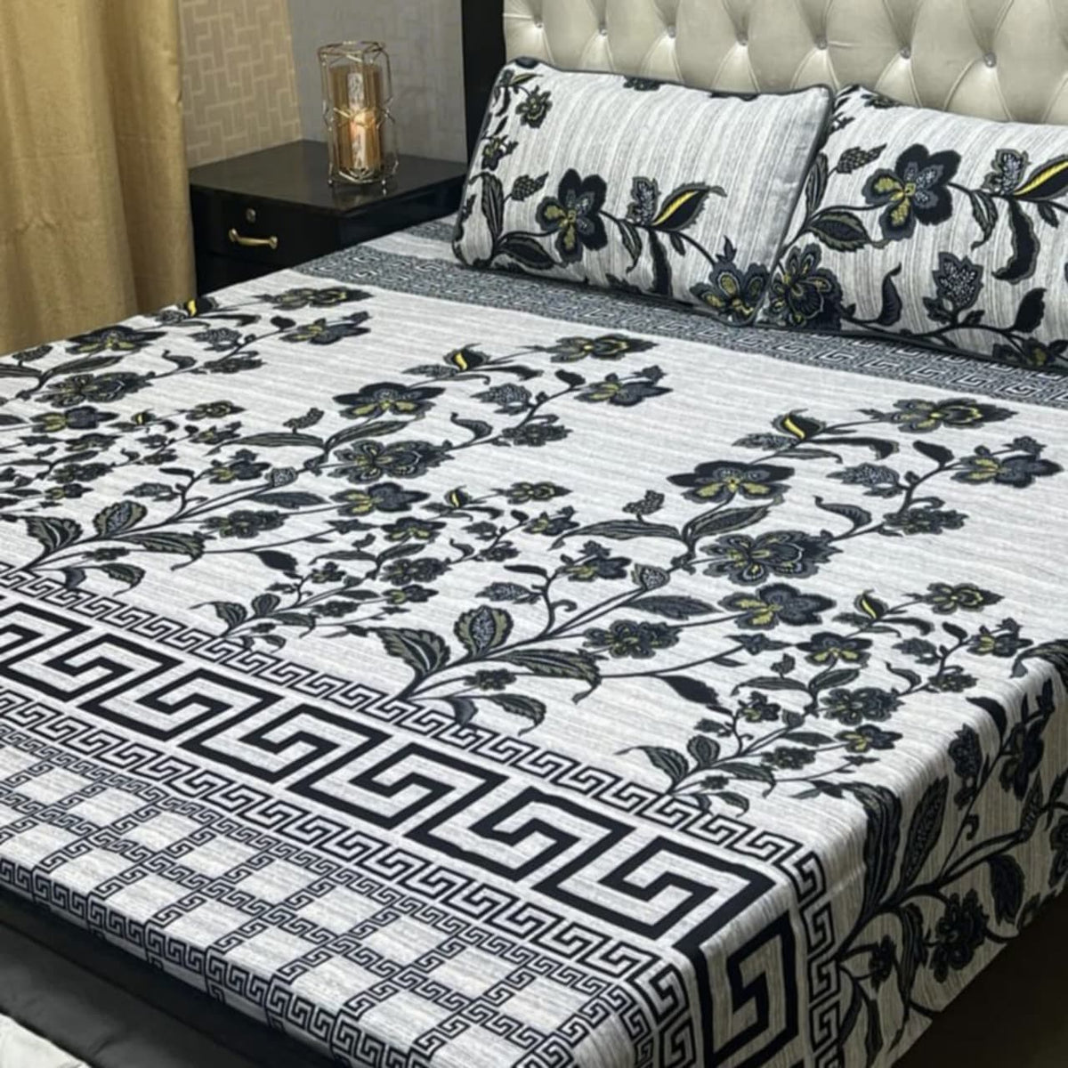 Crystal Cotton Bedsheet Design 070