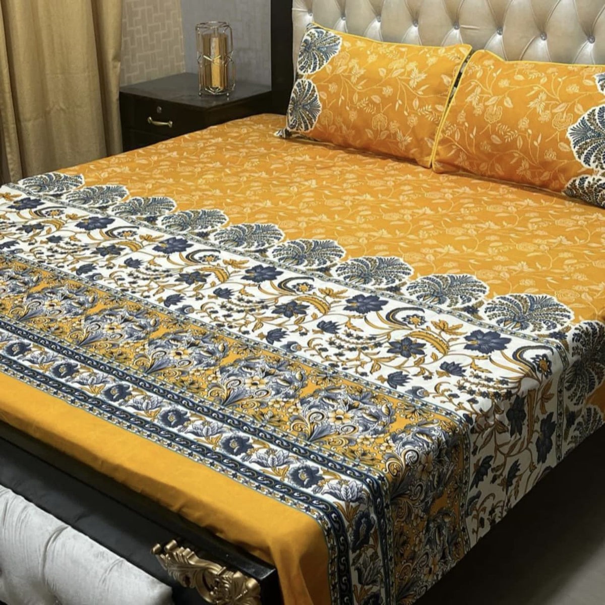 Crystal Cotton Bedsheet Design 052