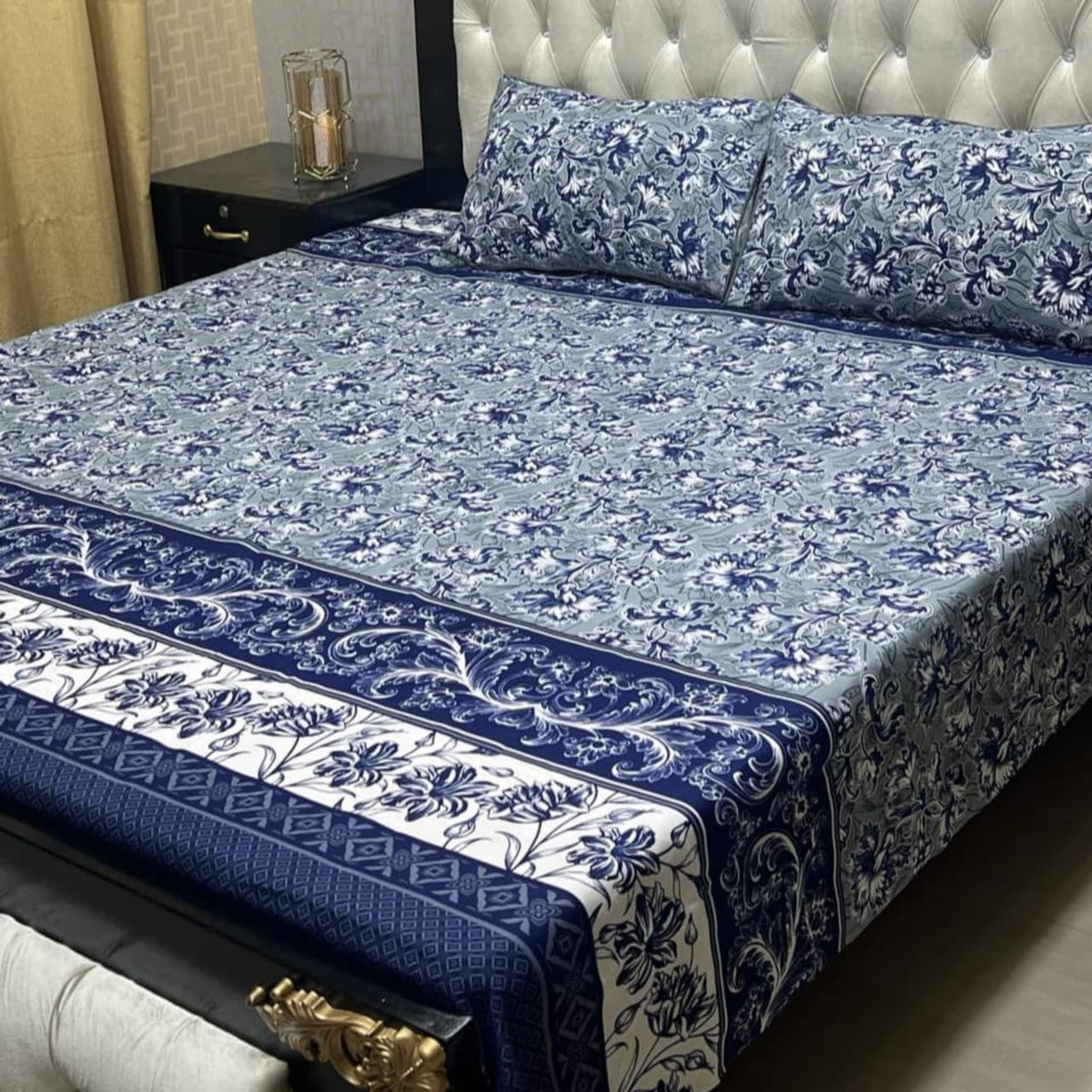 Crystal Cotton Bedsheet Design 053