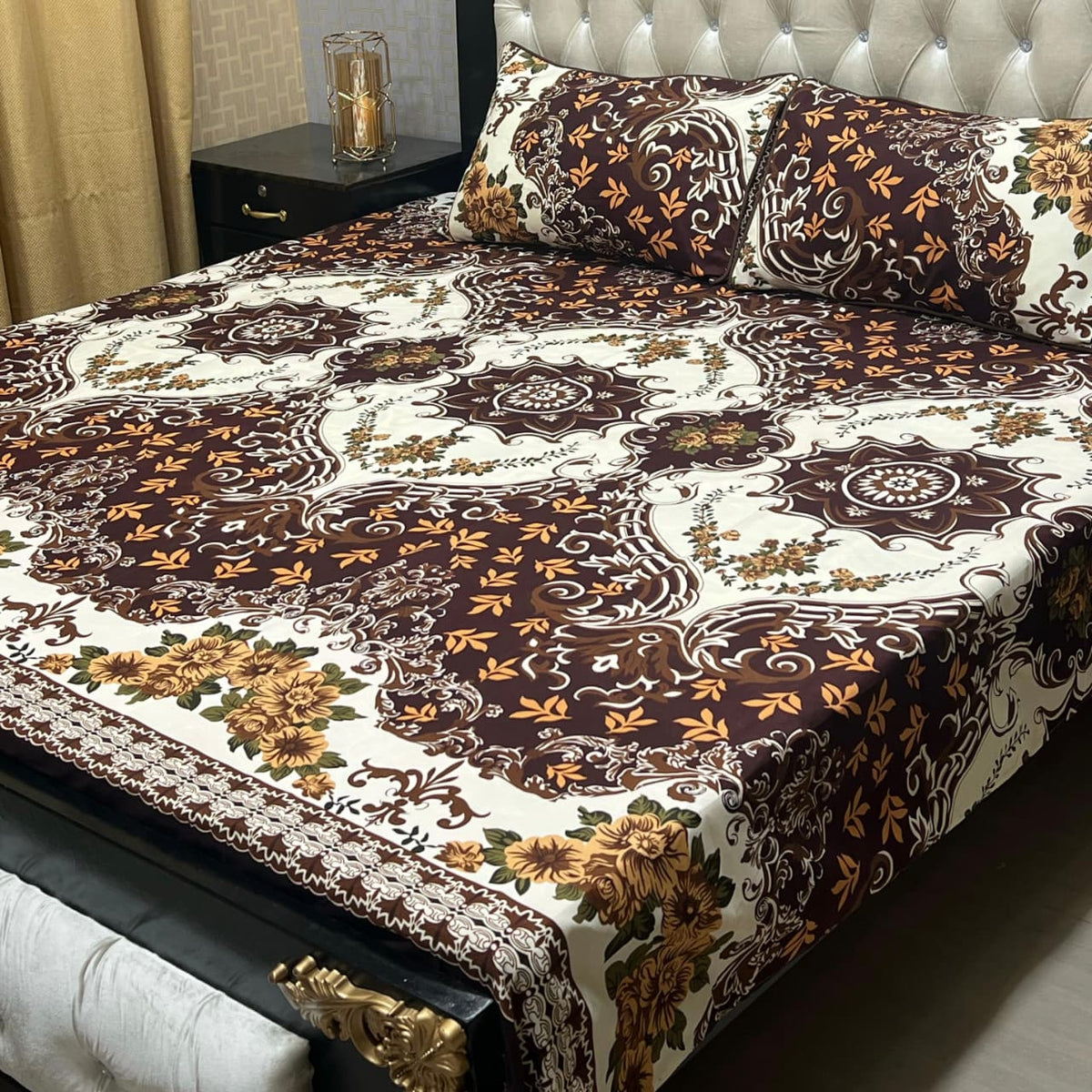 Crystal Cotton Bedsheet Design 067