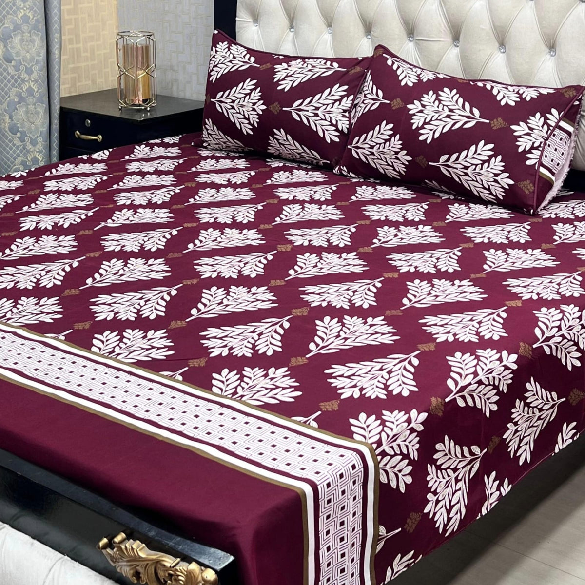 Crystal Cotton Bedsheet Design 063