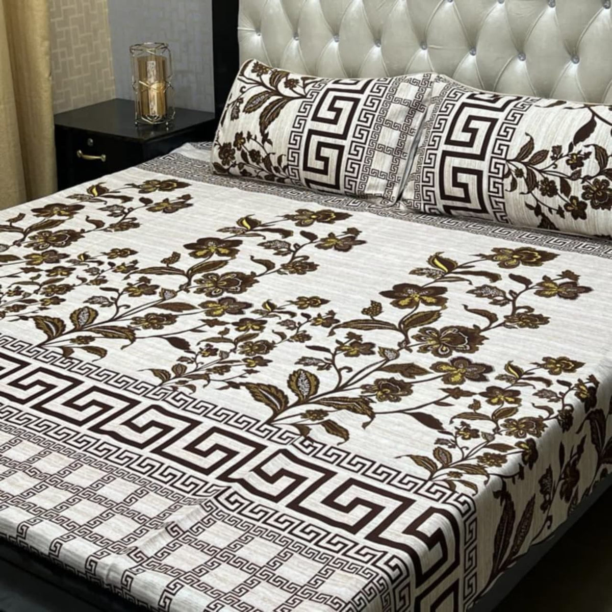 Crystal Cotton Bedsheet Design 060