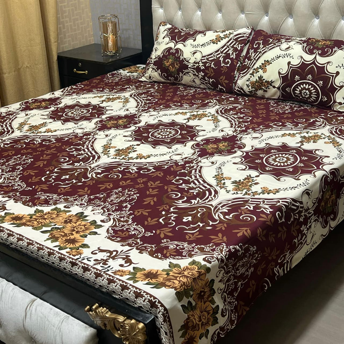 Crystal Cotton Bedsheet Design 072