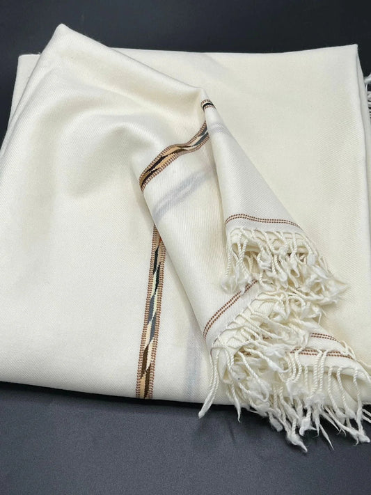 BOSKI COLOUR PASHMINA WOOLEN SHAWL FOR MEN LIGHT-WEIGHT