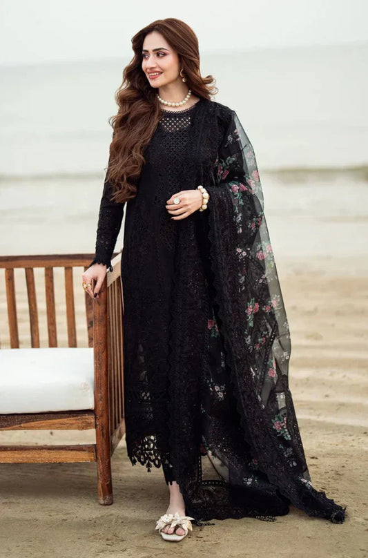 Nureh 3PC Lawn ChickenKari Embroidered