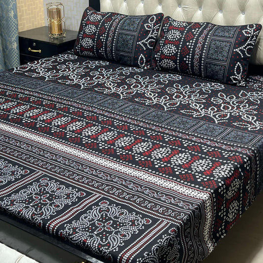 Crystal Cotton Bedsheet Design 020