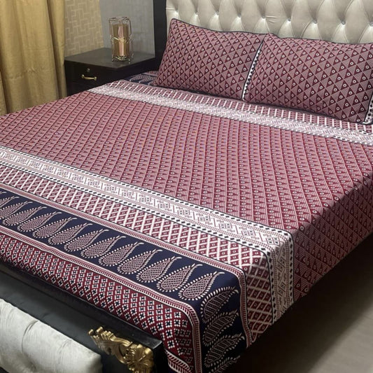 Crystal Cotton Bedsheet Design 038