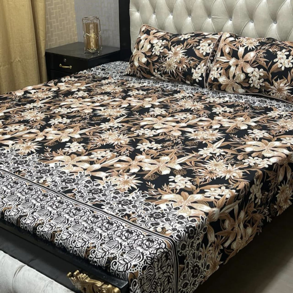 Crystal Cotton Bedsheet Design 015
