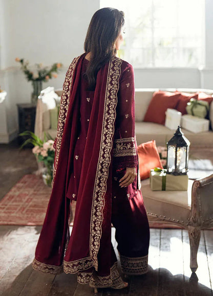 Azure 3pc unstitched Lawn Emb with Emb Dupatta