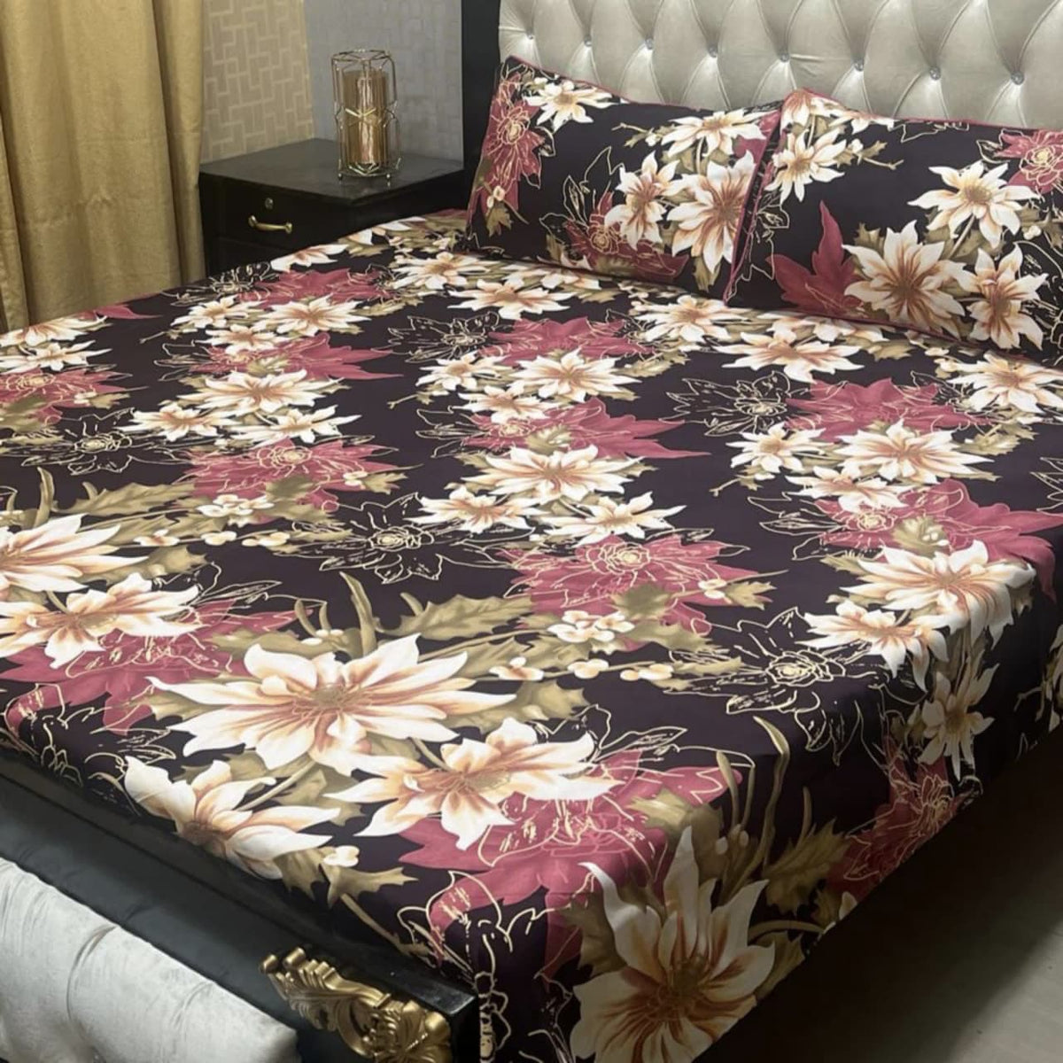 Crystal Cotton Bedsheet Design 035