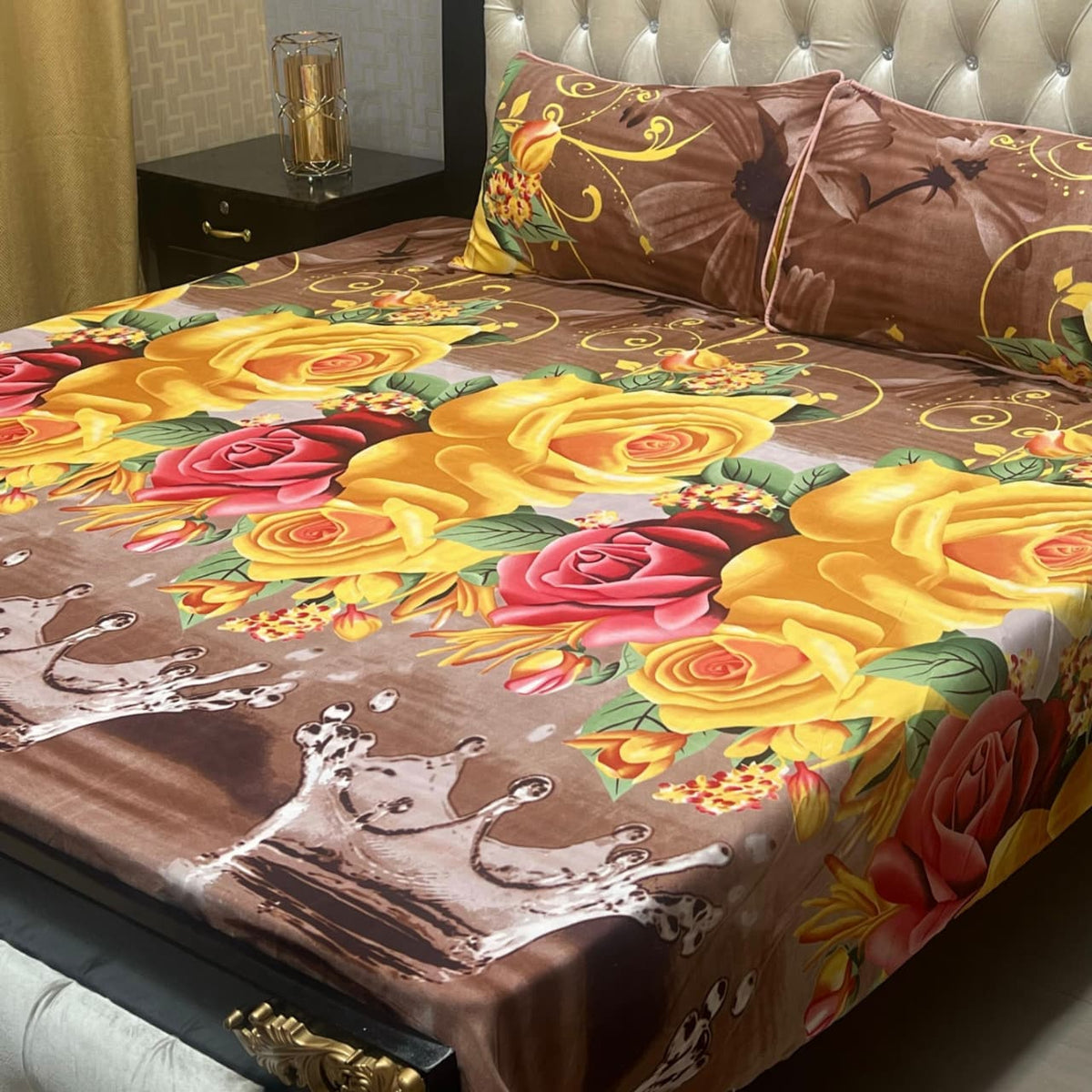 Crystal Cotton Bedsheet Design 064