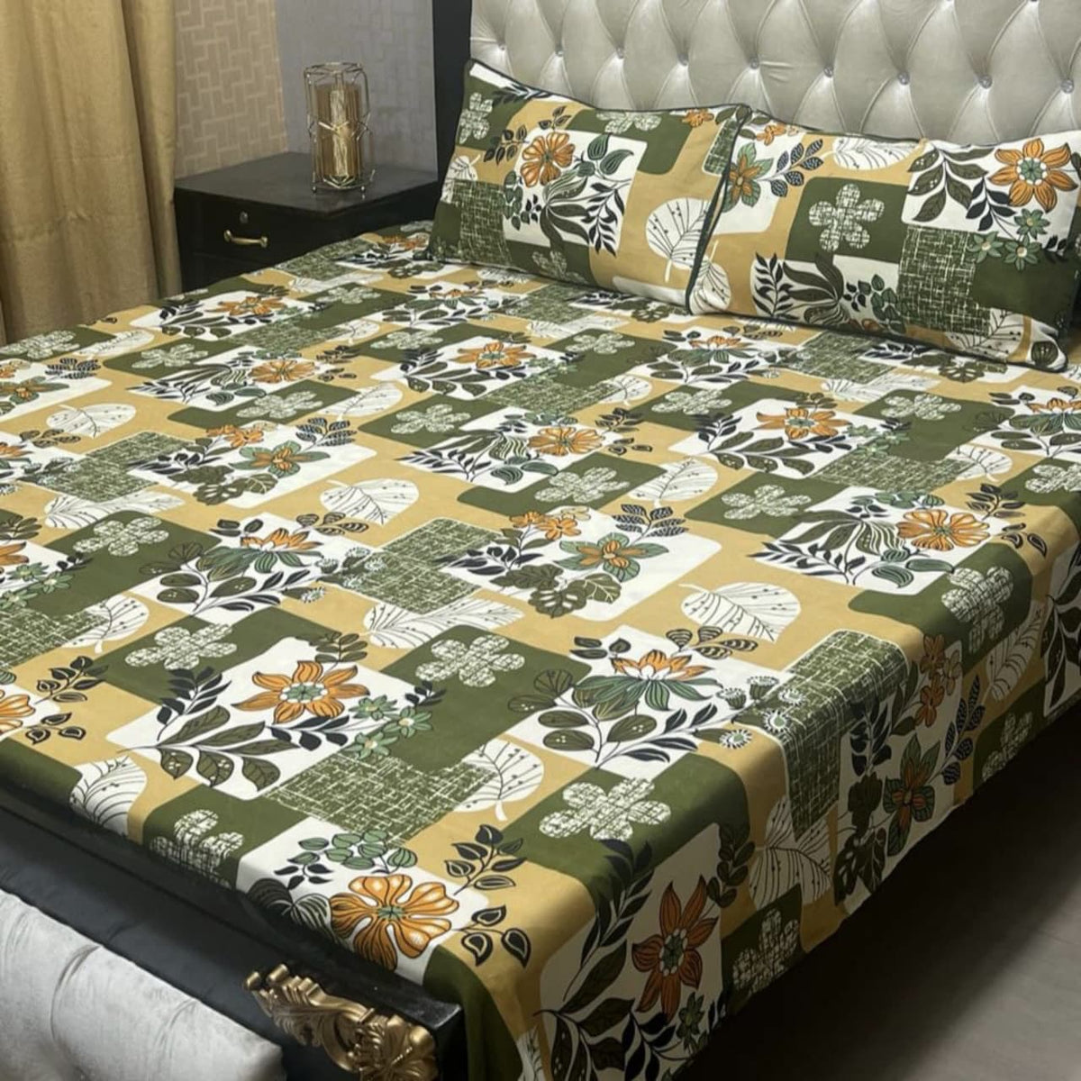 Crystal Cotton Bedsheet Design 032