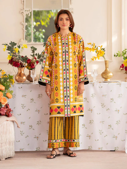 MAHNUR Digital Printed Co-Ords Set (Shirt & Trouser)