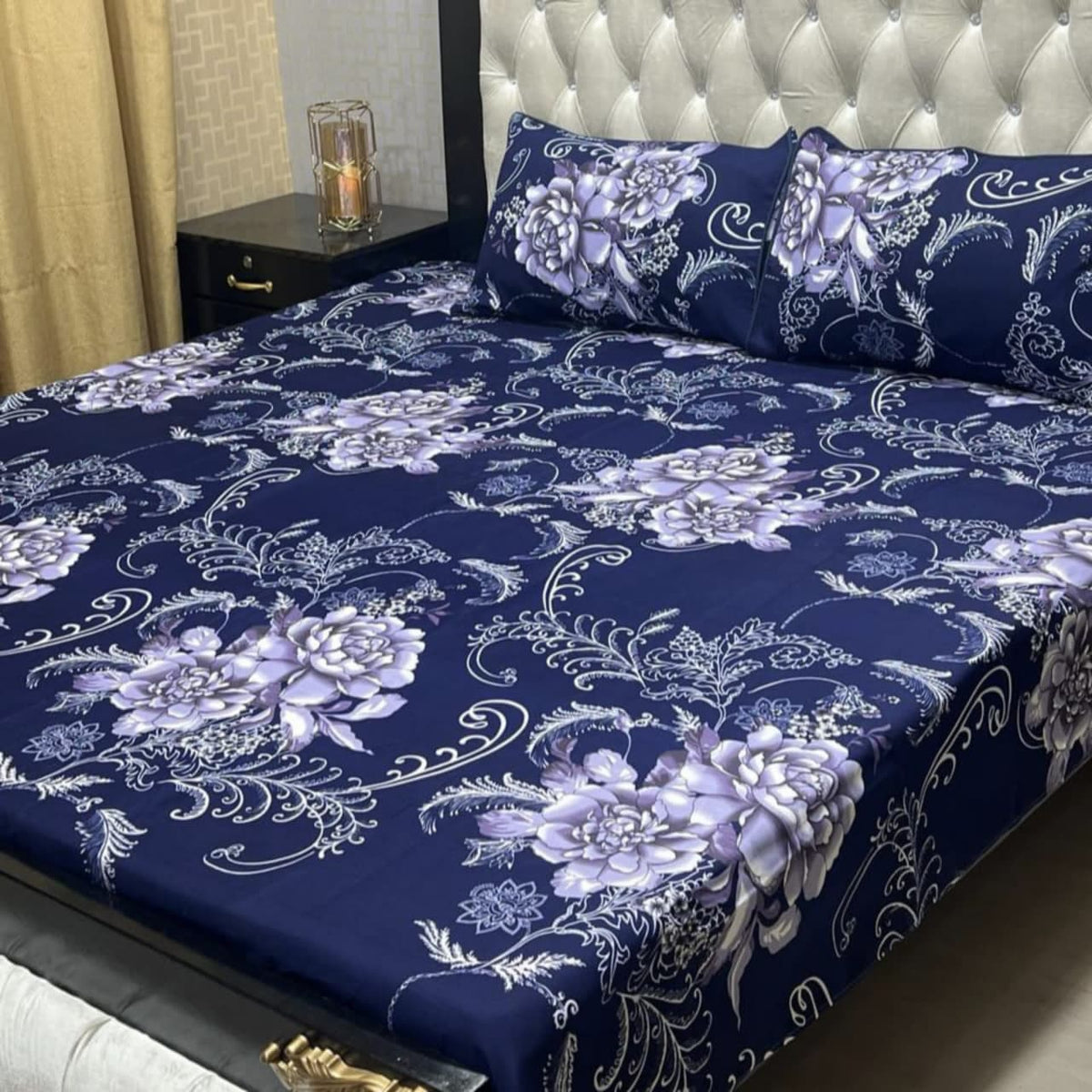 Crystal Cotton Bedsheet Design 050