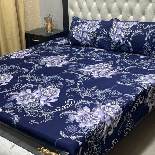 Crystal Cotton Bedsheet Design 050