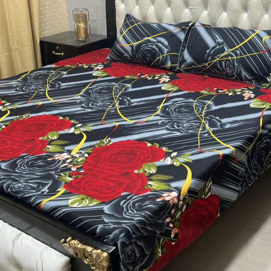Crystal Cotton Bedsheet Design 009