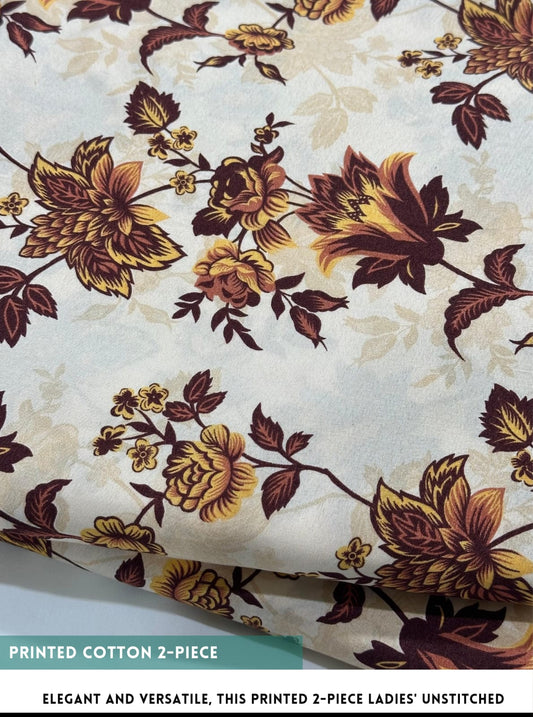 2 Piece Printed Cotton