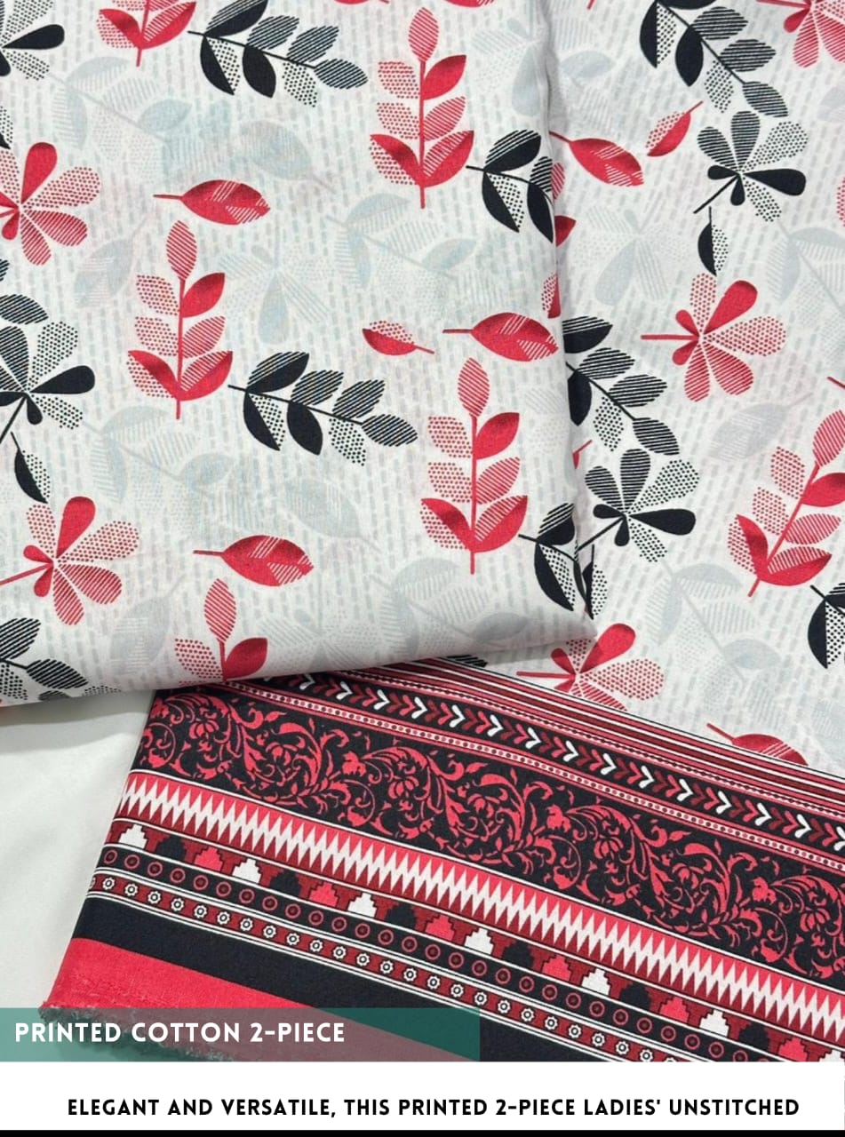 2 Piece Printed Cotton