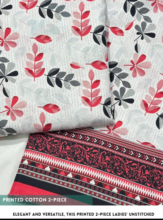 2 Piece Printed Cotton