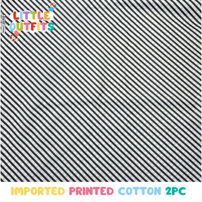 Imported Cotton 2PC Unstitched for Girls