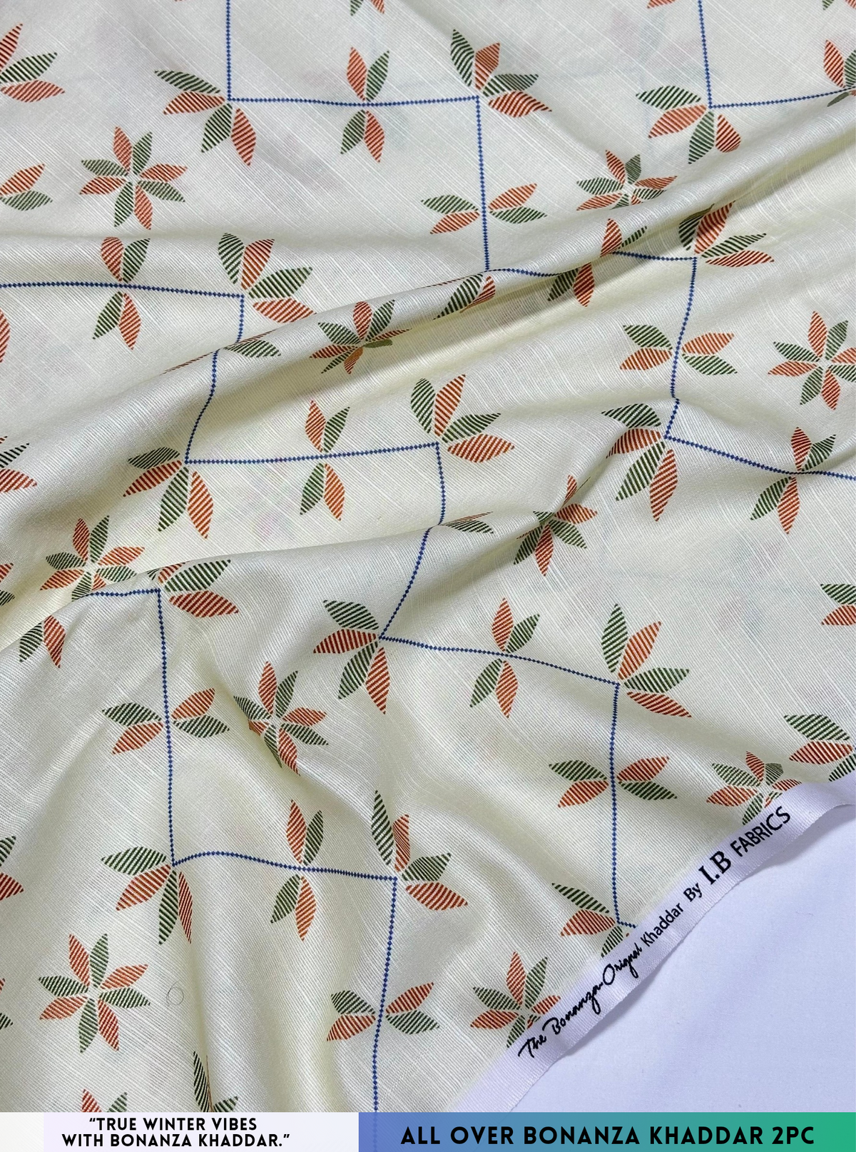 Printed Bonanza Khaddar 2-Piece Unsticthed